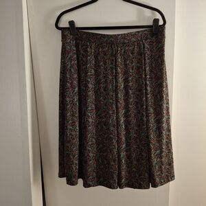 LuLaRoe Women's Colorful Patterned Skater Skirt